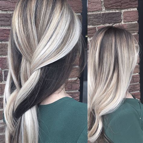 Do you like my brown eyes? Blonde balayage, icy blonde hair, blonde hair, dark ...