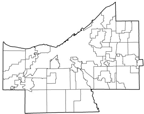 Communities Of Cuyahoga County Ohio Clickable Map Quiz By Pelotek
