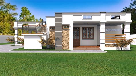 3 Bedroom Flat Roof House Designs We Give You All The Files So You