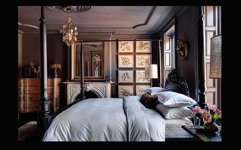 Roman And Williams Moody Bedroom Masculine Interior Bedroom Design