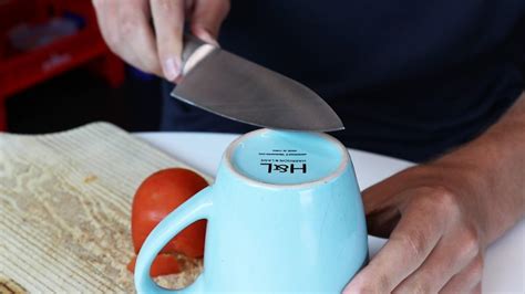 Western knives have different blade angles than japanese knives, which require a dedicated sharpener or sharpening section. Nifty hack shows how you can sharpen a knife using just ...