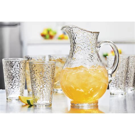 Libbey Glass Pitcher And Tumblers 7 Piece Set
