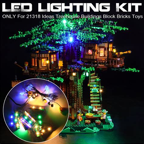 Diy Led Light Lighting Kit Only For Lego 21318 Ideas Treehouse