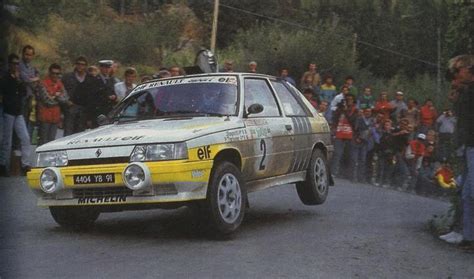 San Remo 1987 Ragnotti Jean Thimonier Pierre Icon Renault 11 Turbo