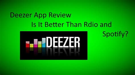 Check spelling or type a new query. Deezer App Review-Is it better than it's competitor? - YouTube
