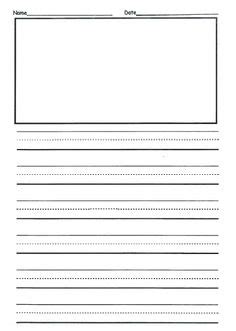 They can write a simple essay with a title and introductory sentence. Writing Paper Freebie | classroom | Pinterest | Writing, Writing paper and Paper