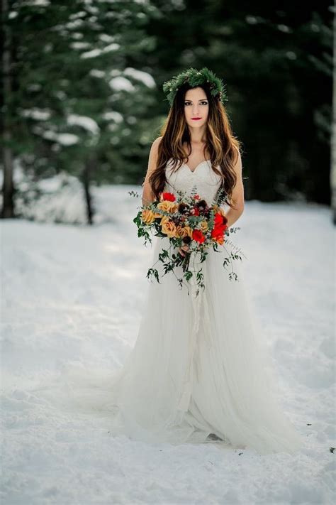 Breathtaking Winter Bride Ideas Ashley Rae Photography Bride