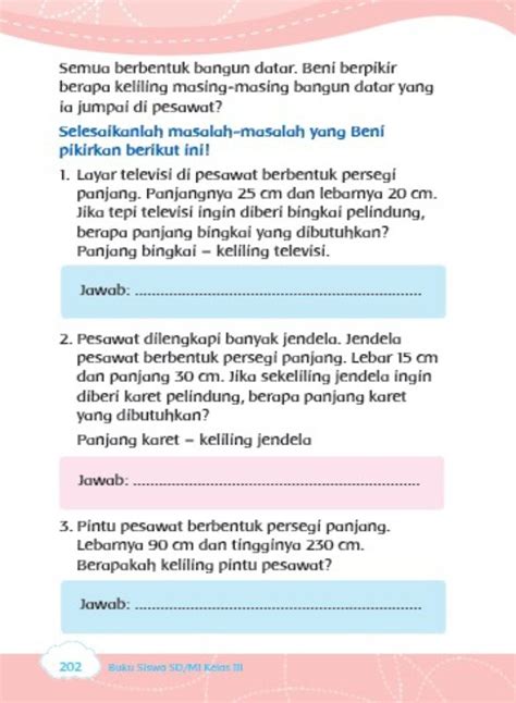 Kunci Jawaban Tema 7 Kelas 3 Halaman 202 Kunci Jawaban Tema 7 Kelas 3