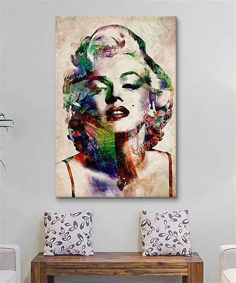 Another Great Find On Zulily Watercolor Marilyn Monroe Wrapped Canvas By Marilyn Monroe