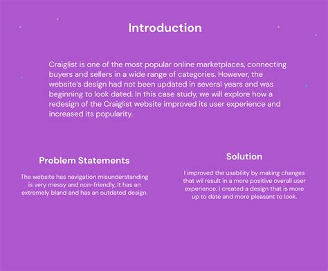 THE REDESIGN OF CRAIGLIST WEBSITE :: Behance