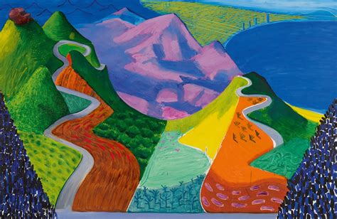 David Hockney Inspired Landscapes