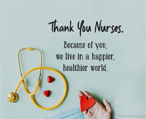 Thank You Messages For Nurses Appreciation Quotes Gone App