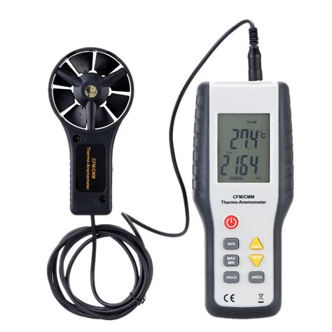 High Sensitive Anemometer Lcd Cfmcmm Display Wind Speed Anemograph