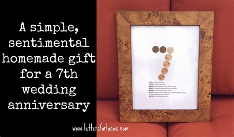 A Simple Gift Idea For Your 7th Wedding Anniversary 7th Anniversary