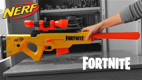 Nerf Fortnite Basr L Rifle De Francotirador De Fortnite Youtube