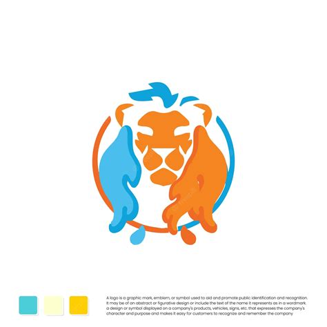 Premium Vector Lion Logo Lion Ice Cream