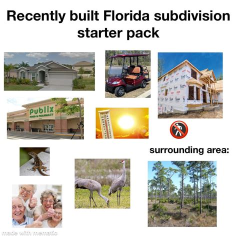 Newly Built Subdivision In Florida Starter Pack Rstarterpacks