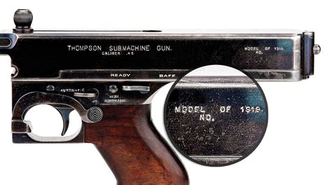 The Thompson Submachine Gun Model Of 1919 An Official Journal Of The Nra