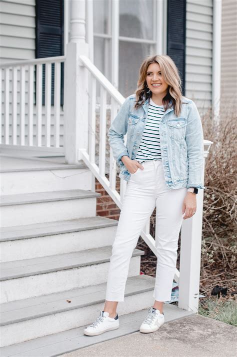 White Jeans Outfits For Spring How To Wear White Jeans ByLaurenM