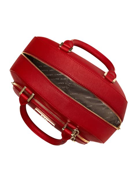 Dkny Large Dome Bag In Red Lyst