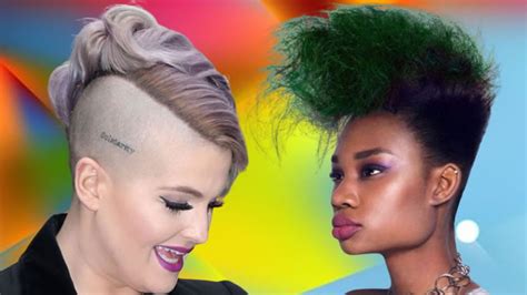 Short hairstyles for black, coarse hair are nothing but flights of our eternal imaginations! 20 Cool Mohawk Hairstyles for Girls in 2021