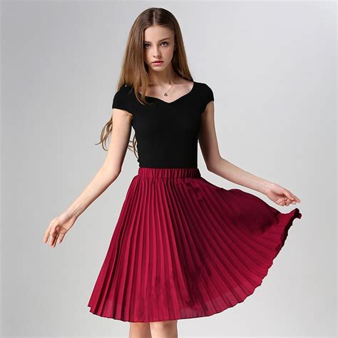 2017 Spring And Summer Skirts Female Models Skirts Were Thin Pure