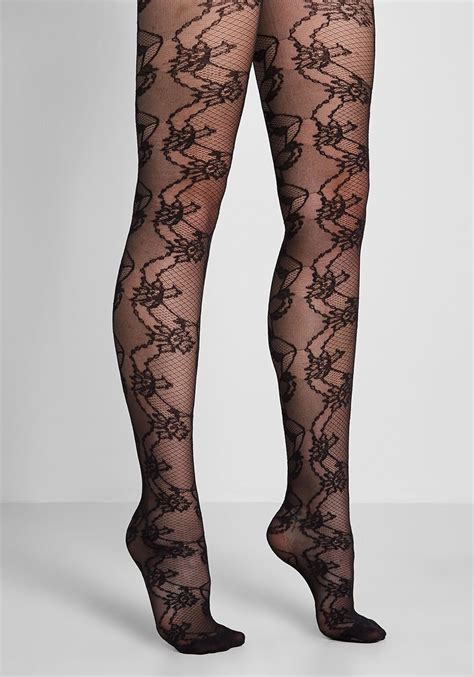 In Unison Floral Tights Floral Tights Sheer Black Tights Tights