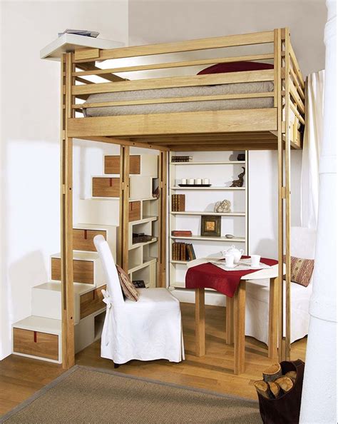 Lit mezzanine fille chambre ado lit mezzanine lits mezzanine déco petite chambre chambre enfant lit mezzanine bureau lit avec rangement le lit mezzanine avec rangement est parfait pour résoudre le problème du couchage dans un studio ou une petite surface, et optimiser l'espace de. Pin on Déco chambre Mezzanine