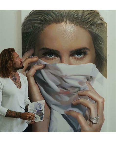 Hyper Realistic Portrait Oil Painting Woman By Mike Dargas 9