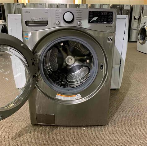 Lg 45 Cu Ft Front Load Washer Graphite Steel All In Stock Today