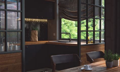 Dark Wood Interior Interior Design Ideas