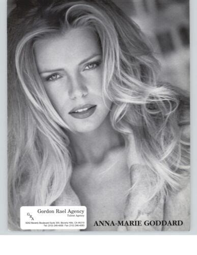 Anna Marie Goddard X Headshot Photo W Resume Playboy Playmate Ebay