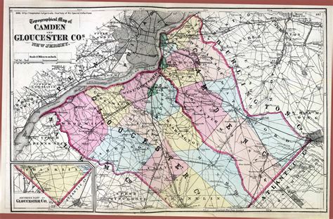 Historical Gloucester County New Jersey Maps