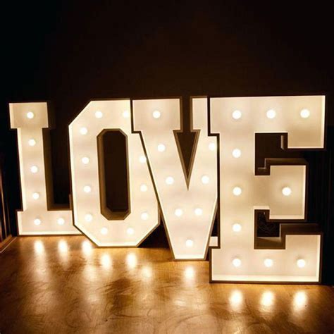 4ft Marquee Letters Letters Numbers For Weddings Engagement Etsy
