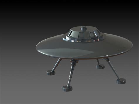 Download Stl File Ufo • Template To 3d Print ・ Cults