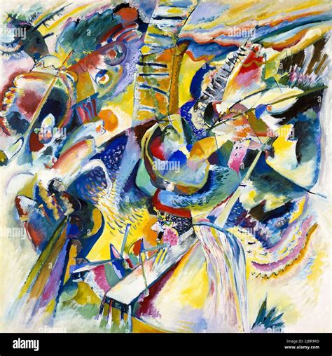 Wassily Kandinsky Painting Improvisation Klamm Abstract Painting In