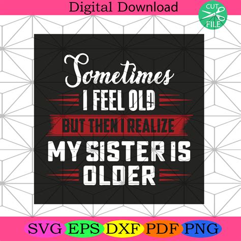 Trendy Sister Svg for Sisters Day Celebration