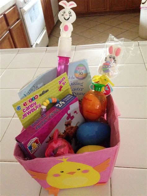 Diy Easter Basket Full Of Goodies An Easter Book Puzzle Bubbles And