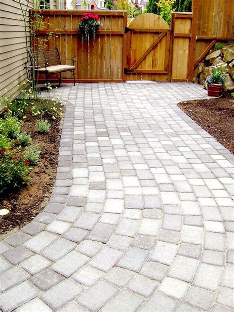Amazing 50 Fascinating Inspiration Modern Walkways Pavers For Front