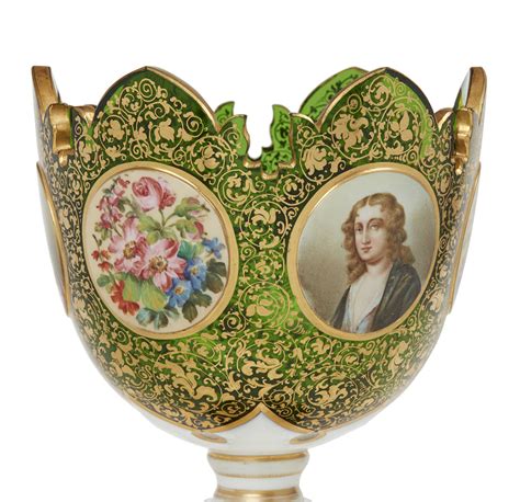 Bohemian Enameled Glass Chalice Witherell S Auction House
