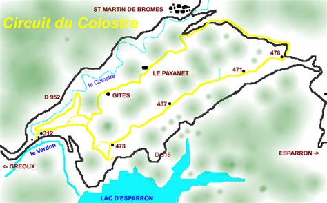 Gorges Du Verdon Map Online Image