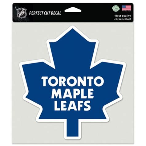 Toronto Maple Leafs 1987 2016 Retro Logo 8x8 Full Color Die Cut Decal