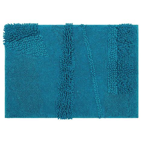 Mohawk Home Composition Fiesta Teal 24 In X 60 In Cotton Bath Mat