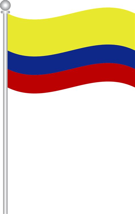 Bandera De Colombia Gráficos Vectoriales Gratis En Pixabay