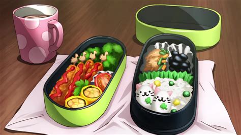 Food In Anime Anime Bento Bento Recipes Bento Ideas Good Food Yummy