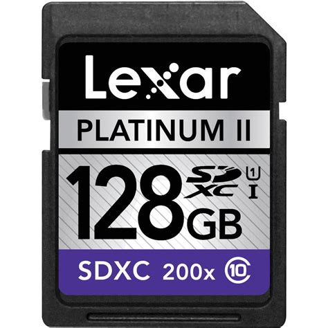 Huge sale on sdxc cards now on. Lexar 128GB SDXC Memory Card Platinum II Class 10 LSD128BSBNA200