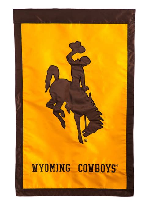 Buy University Of Wyoming 28 X 44 2 Sided Ncaa Banner Flagline