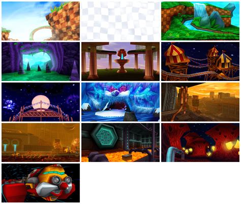 Psp Sonic Rivals Backgrounds The Spriters Resource