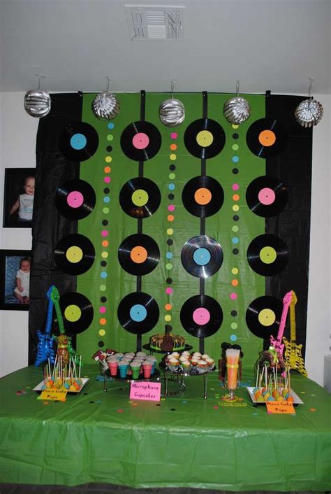 Rock N Roll Birthday Party Ideas Photo 9 Of 27 Catch My Party 10th