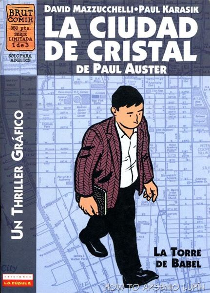 La Ciudad De Cristal De Paul Auster How To Arsenio Comic Para Niños